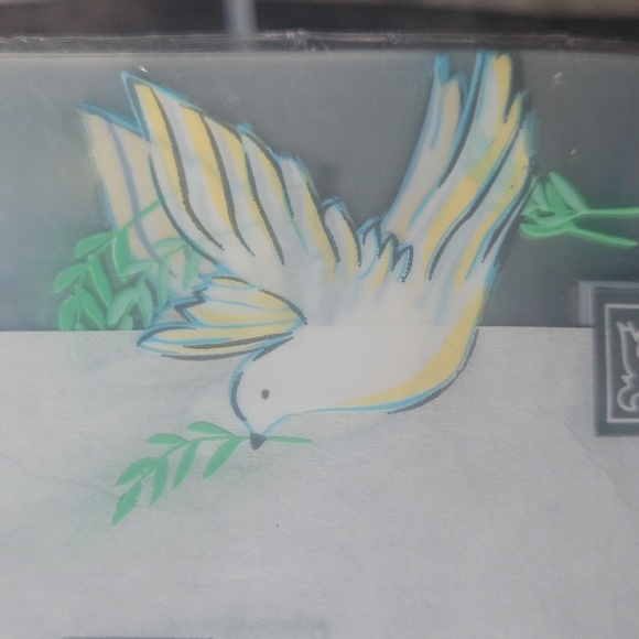 ⭐️3/$10⭐️ NEW White Dove Silver Cross Print Religious 20pk Clear Party Gift Bags - Picture 7 of 9